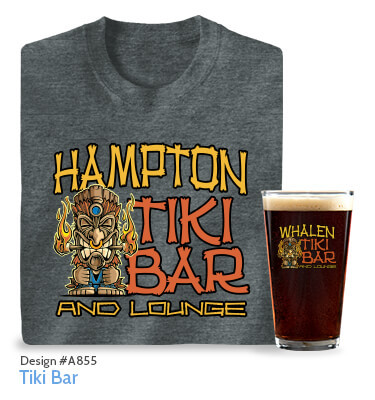 Tiki Bar - T-Shirt, Hat & Rocks Glass