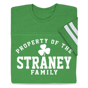 St. Patrick's Day Adult Varsity T-Shirts