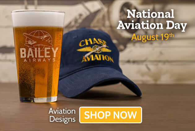 Custom gifts for National Aviation Day