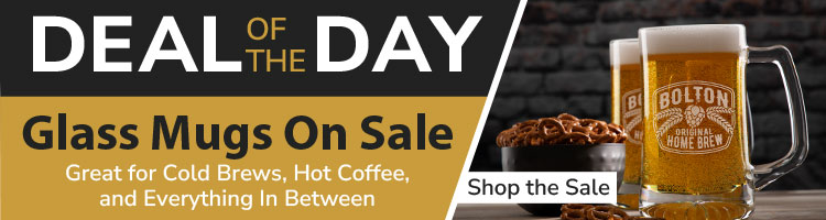 Deal of the Day: Glass Mugs!