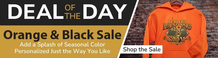 Deal of the Day: Orange & Black Special!