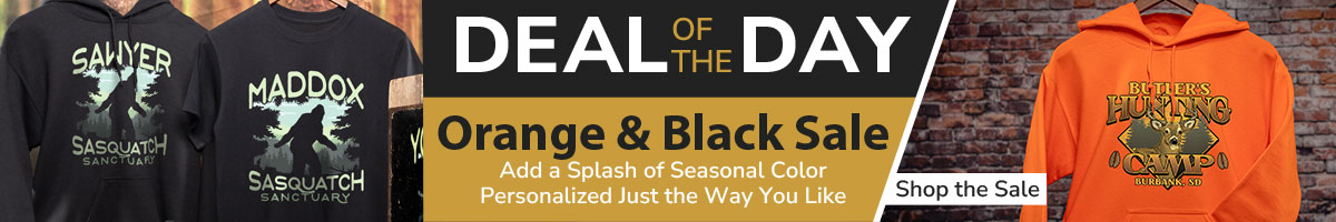 Deal of the Day: Orange & Black Special!
