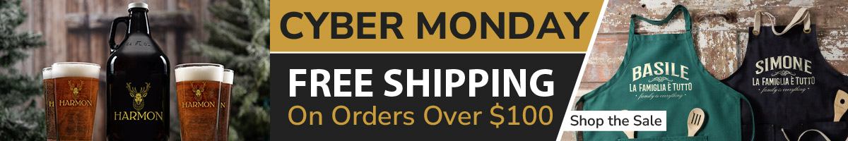 Cyber Monday: Entire Site On Sale & Free Shipping on orders over $100!