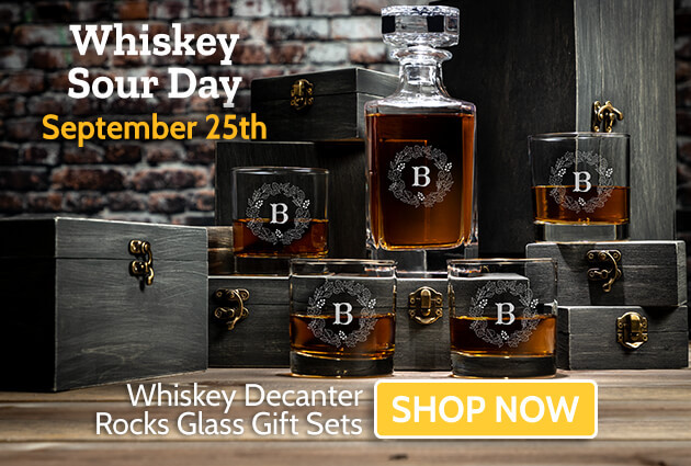Custom gifts for Whiskey Sour Day