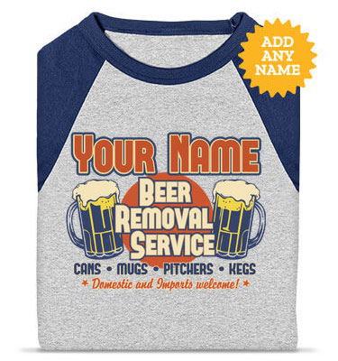 Beer Removal ¾ Raglan T-Shirts