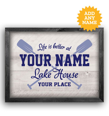 Lake House Framed Wall Art