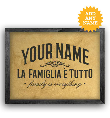 Family Is Everything Framed Wall Art