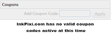 Discount coupons for inkpixi