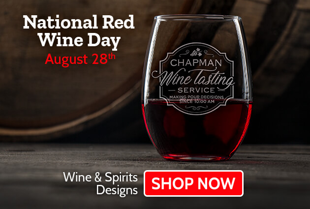 Custom gifts for Red Wine Day