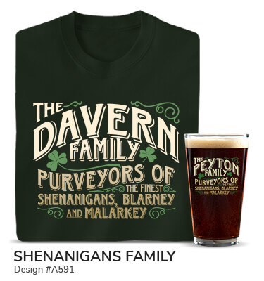 Shenanigans Family - T-Shirt, Hat & Pint Glass
