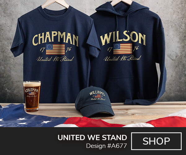 United We Stand - T-Shirt, Hat & Rocks Glass