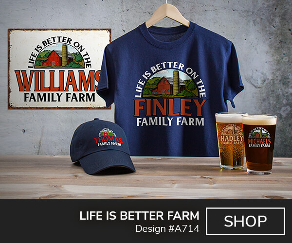 Life Is Better Farm - T-Shirt, Hat & Pint Glass