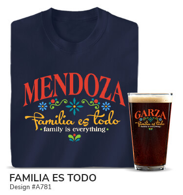 Familia es Todo - T-Shirt, Hat & Pint Glass