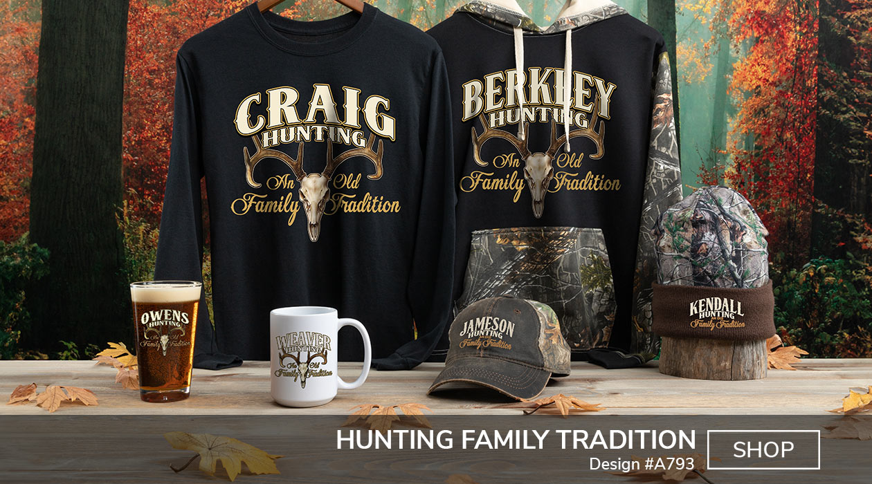 Hunting Family Tradition - T-Shirt, Hat & Rocks Glass