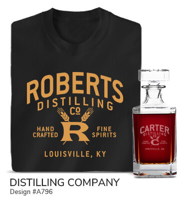 Distilling Company - T-Shirt, Hat & Rocks Glass