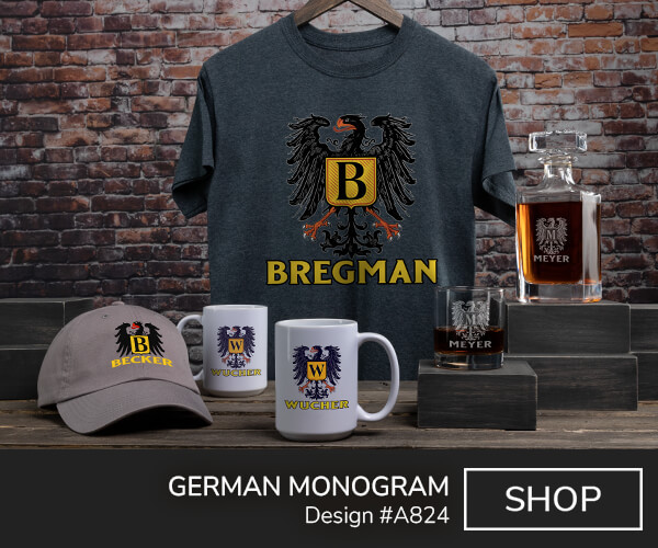 German Monogram - T-Shirt, Hat & Pint Glass