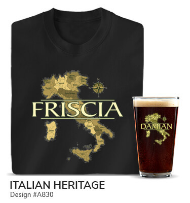 Italian Heritage - T-Shirt, Hat & Rocks Glass