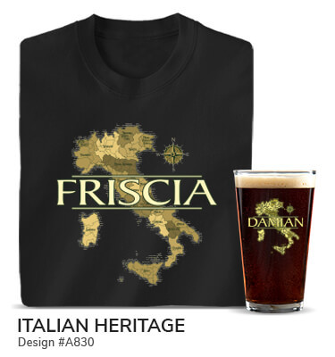 Italian Heritage - T-Shirt, Hat & Pint Glass