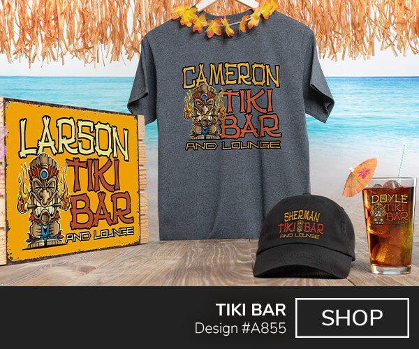 Tiki Bar - T-Shirt, Hat & Pint Glass