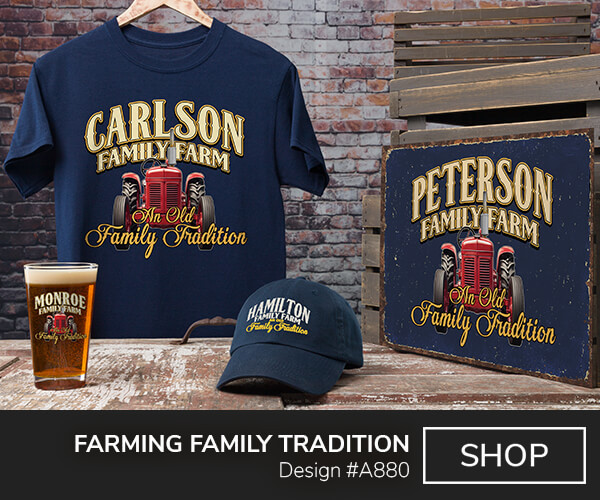 Farming Family Tradition - T-Shirt, Hat & Rocks Glass