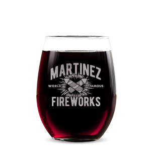 American Pride Wine Glasses