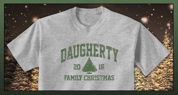 Personalized Christmas Varsity shirts, hats, and more!