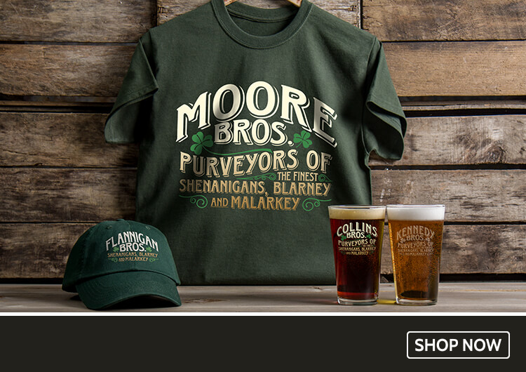 Personalized Shenanigans beer mugs, coasters, bottle openers, and more!