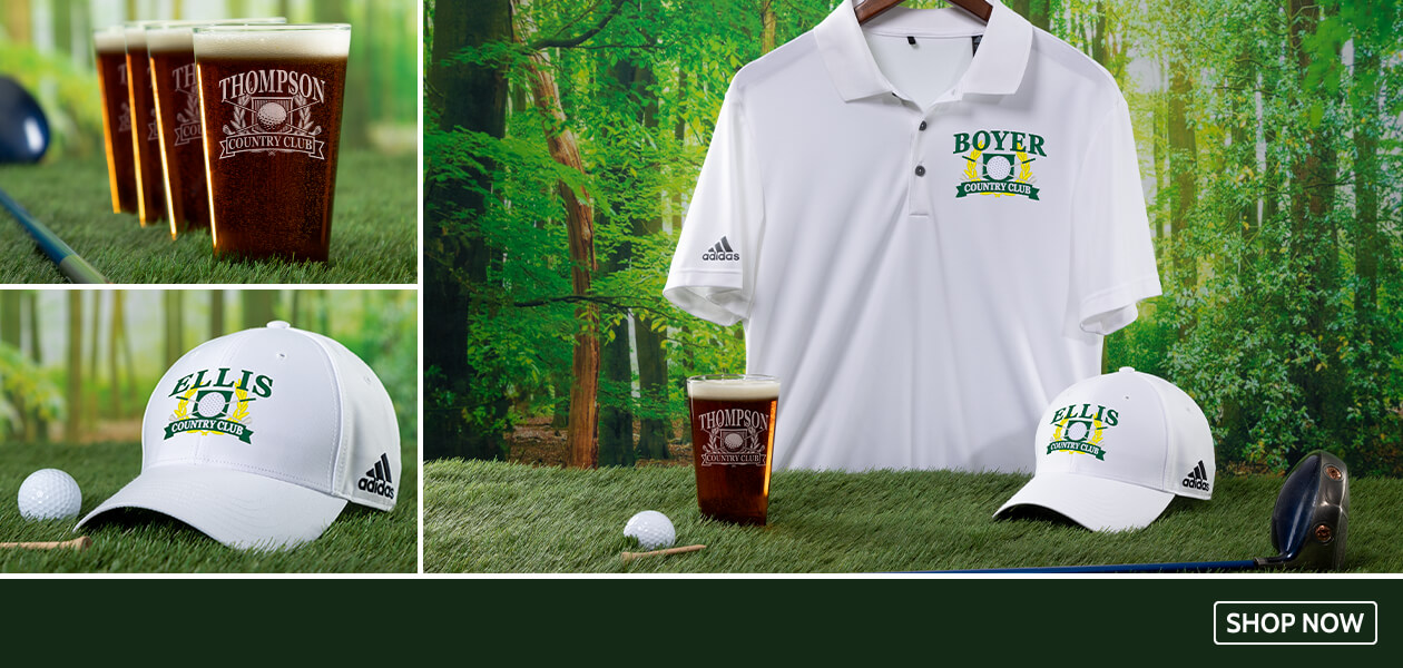 Classic Country Club personalized t-shirts, pint glasses, hats and more!