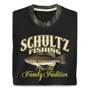 Fishing 2-Tone Camo Long-Sleeve T-Shirts