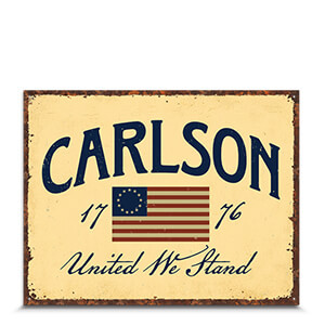 American Pride Tin Signs