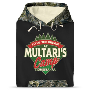 Father's Day 2-Tone Camo Hooded Sweatshirt