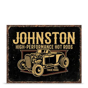 Custom Car Tin Signs