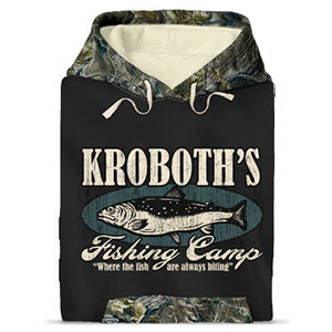 Fishing 2-Tone Camo Hooded Sweatshirts