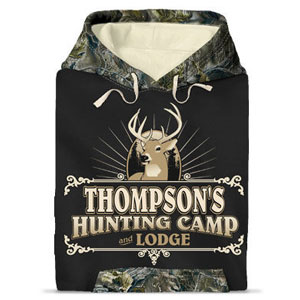 Deer Hunting 2-Tone Camo Hooded Sweatshirts