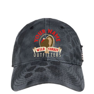 Turkey Hunting Embroidered Kryptek Tactical Camo Hat