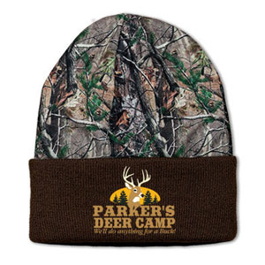 Deer Hunting 2-Tone Camo Beanies