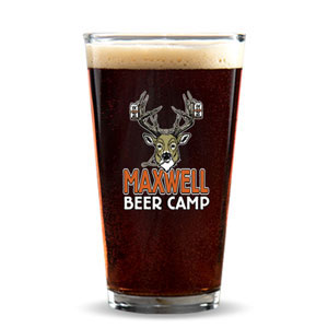 Deer Hunting Colored Pint Glasses