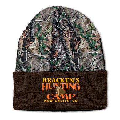 Turkey Hunting 2-Tone Camo Beanies