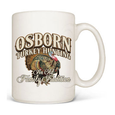 Turkey Hunting Ceramic Coffee Mugs