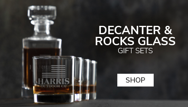 Hunting Decanter & Rocks Glass Gift Sets