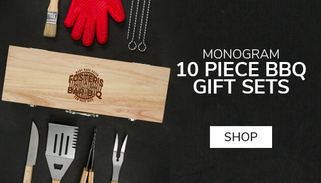 Monogram 10 Piece BBQ Gift Sets