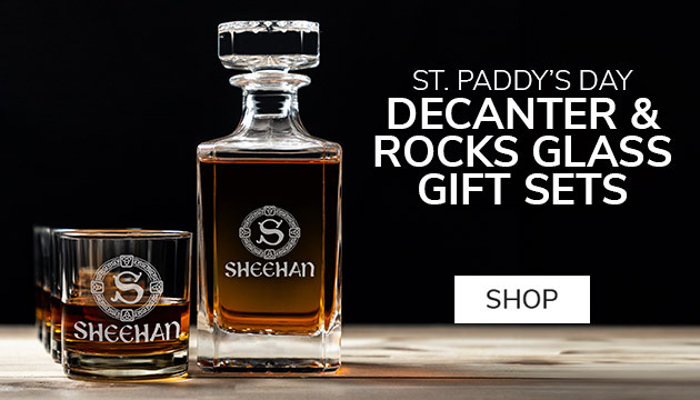 St. Patrick's Day Decanter & Rocks Glass Gift Sets