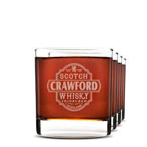 Groomsmen Whisky Rocks Glasses