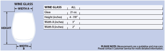 Inkpixi Size Chart