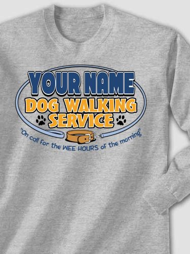 Dog Walking Shirt Adult Unisex Tee