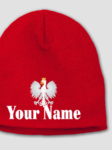 WORLDS BEST POLISH Custom Personalized Embroidery Embroidered Beanie